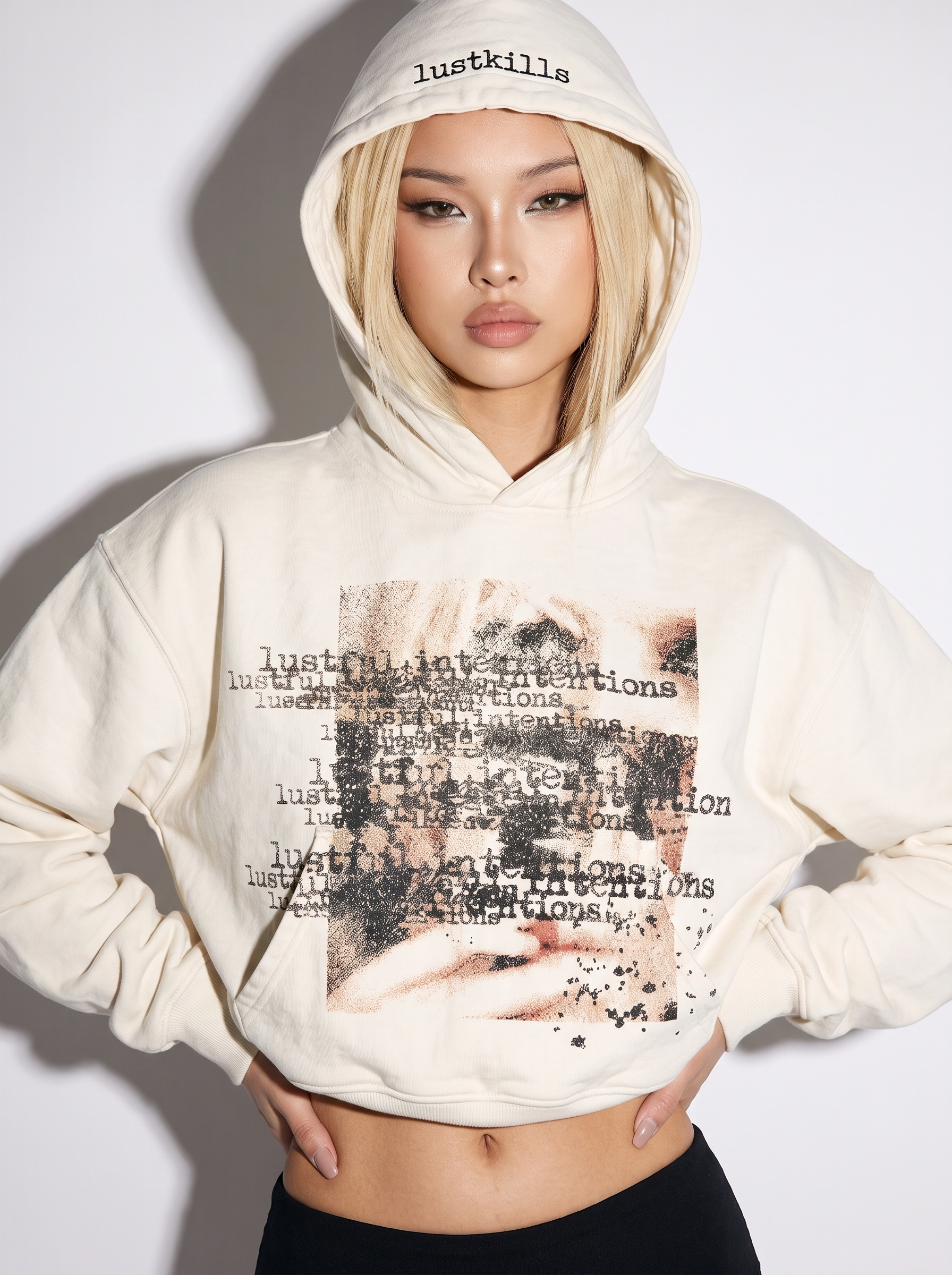 JellyGirly™ Y2K White Angel Words