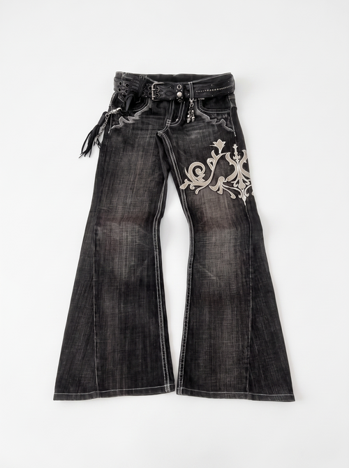 JellyGirly™ Y2K Embroidered Jeans
