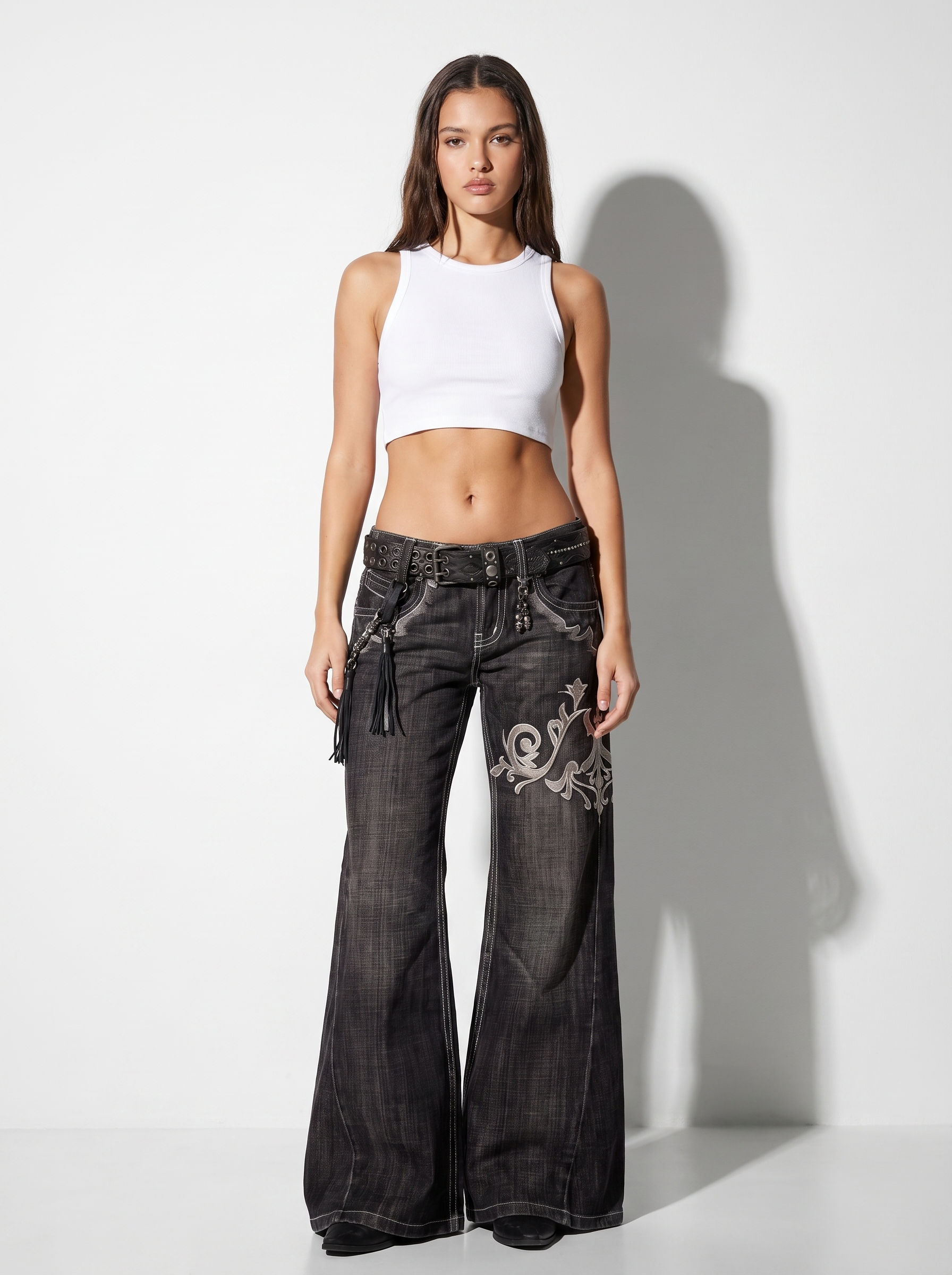 JellyGirly™ Y2K Embroidered Jeans