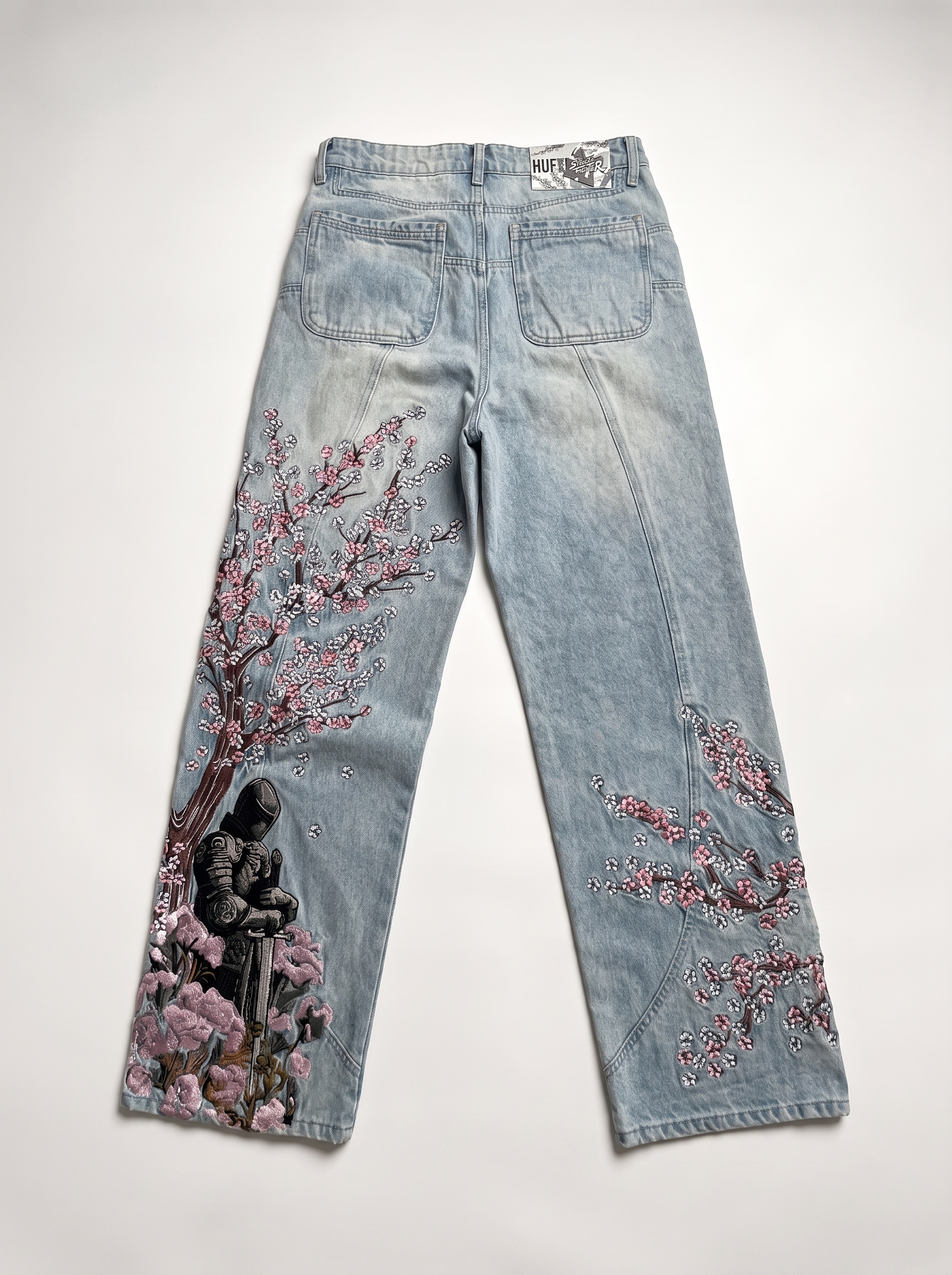 JellyGirly™ Sakura Embroidered Jeans