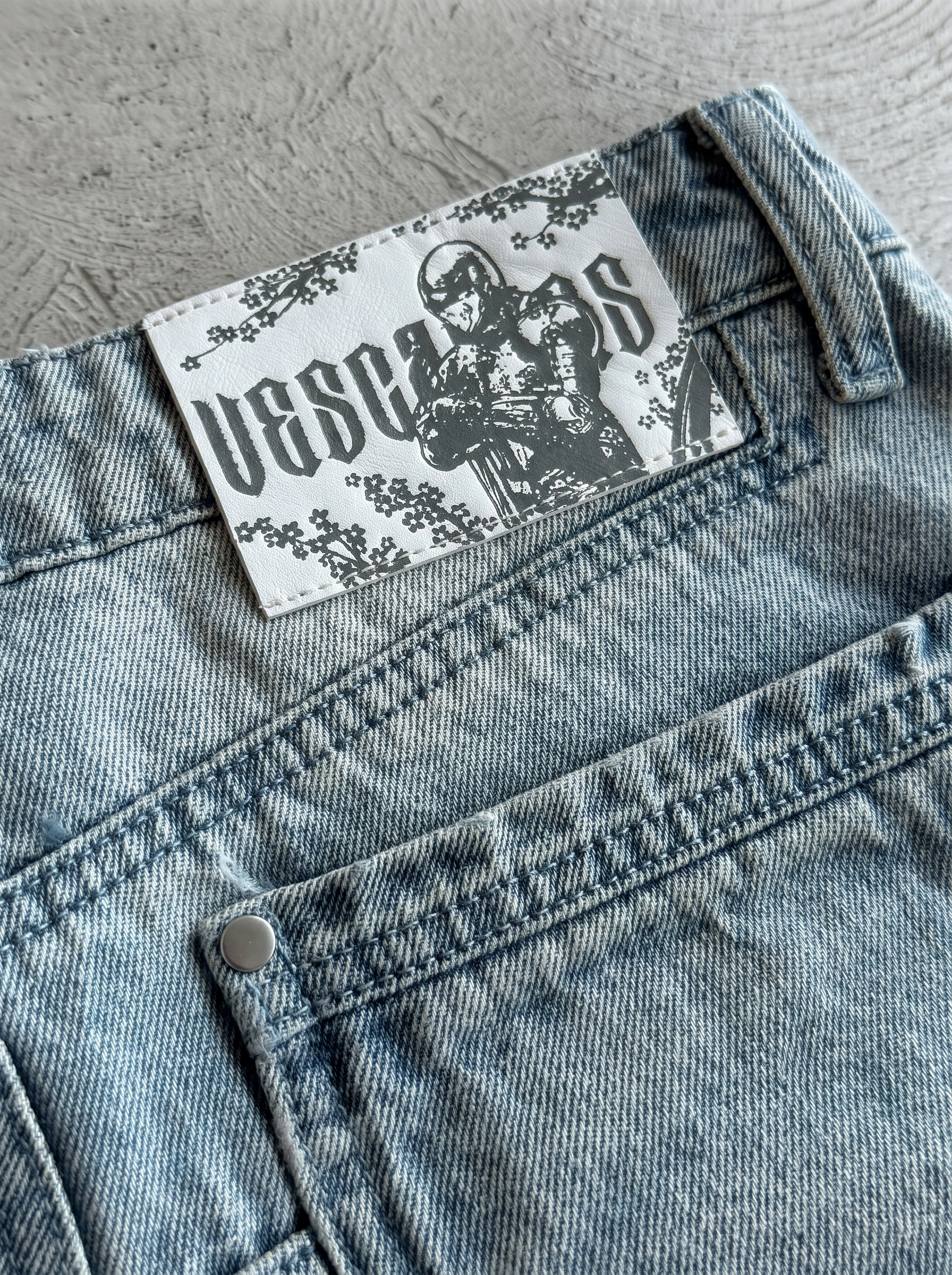 JellyGirly™ Sakura Embroidered Jeans