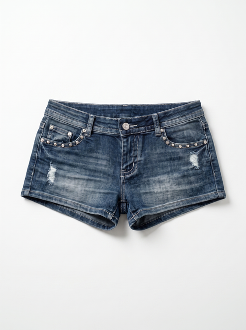 JellyGirly™ Angel Wing Denim Shorts
