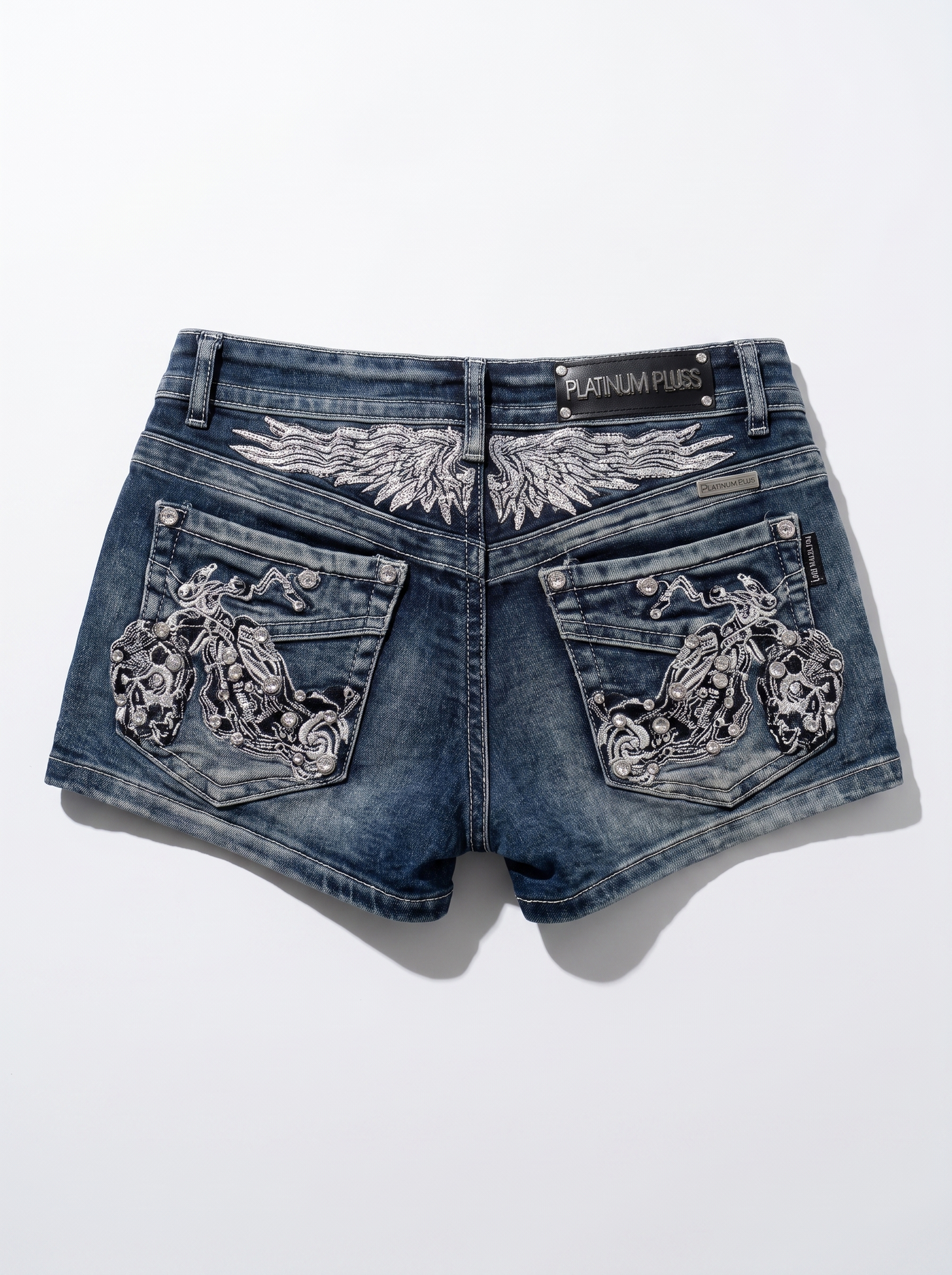 JellyGirly™ Angel Wing Denim Shorts