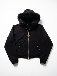 JellyGirly™ Midnight Fleece Zip Hoodie