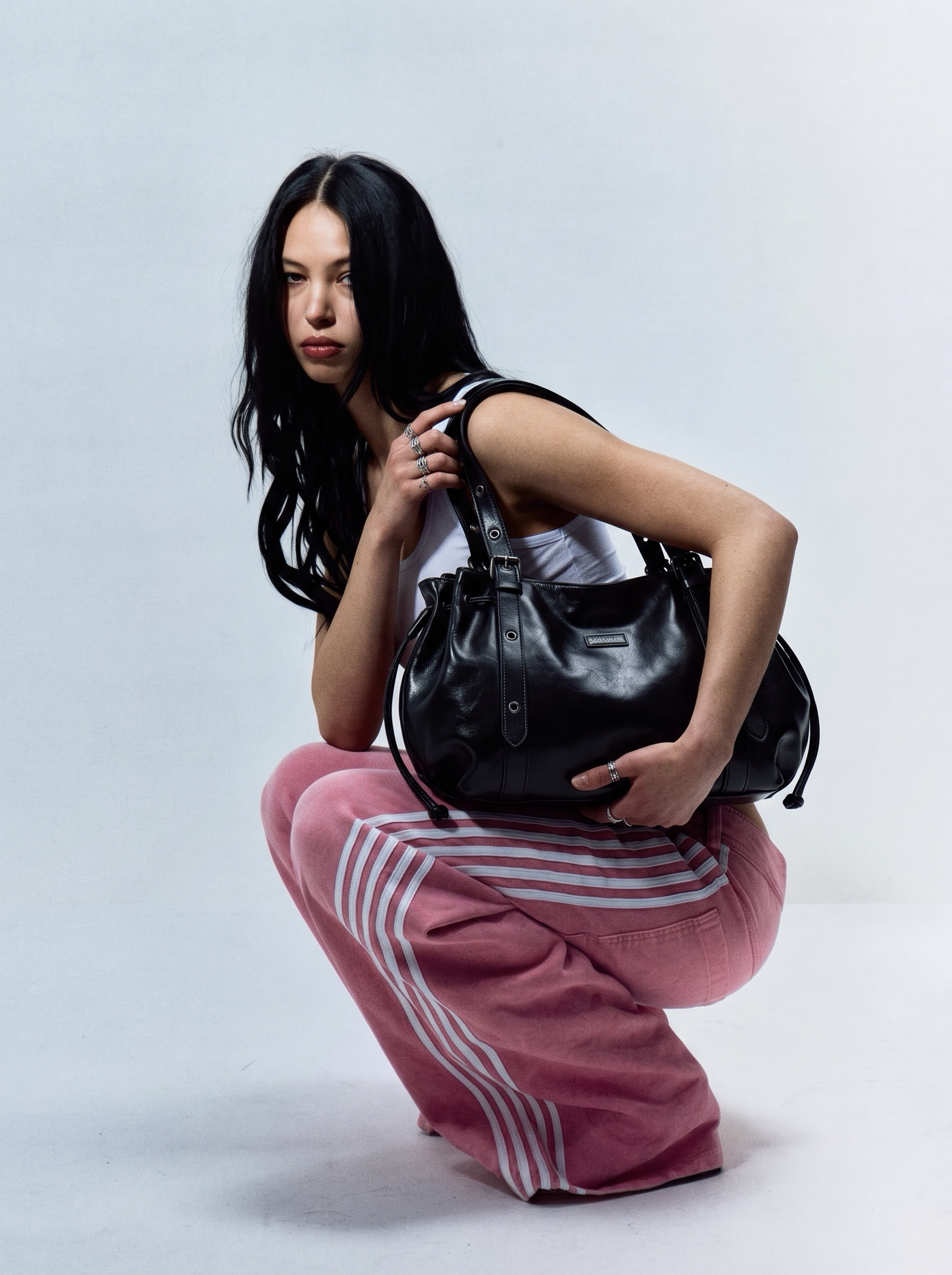 JellyGirly™ Y2K Pleated Shoulder Bag