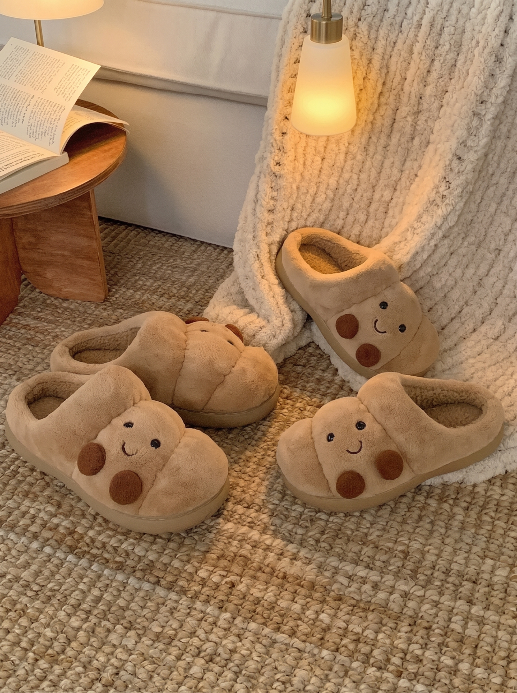 JellyGirly™ Cozy Croissant Slippers