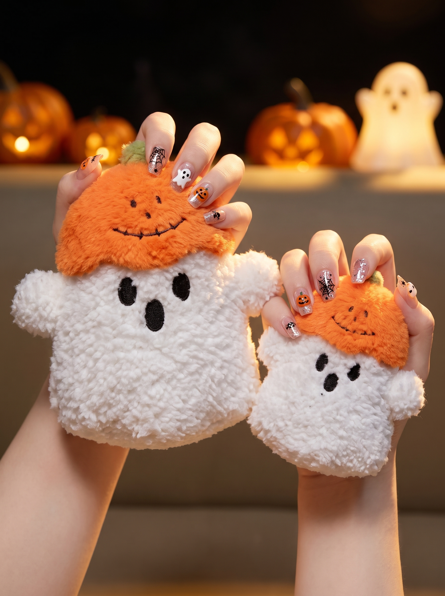 JellyGirly™ Spooky Pumpkin Ghost Plush