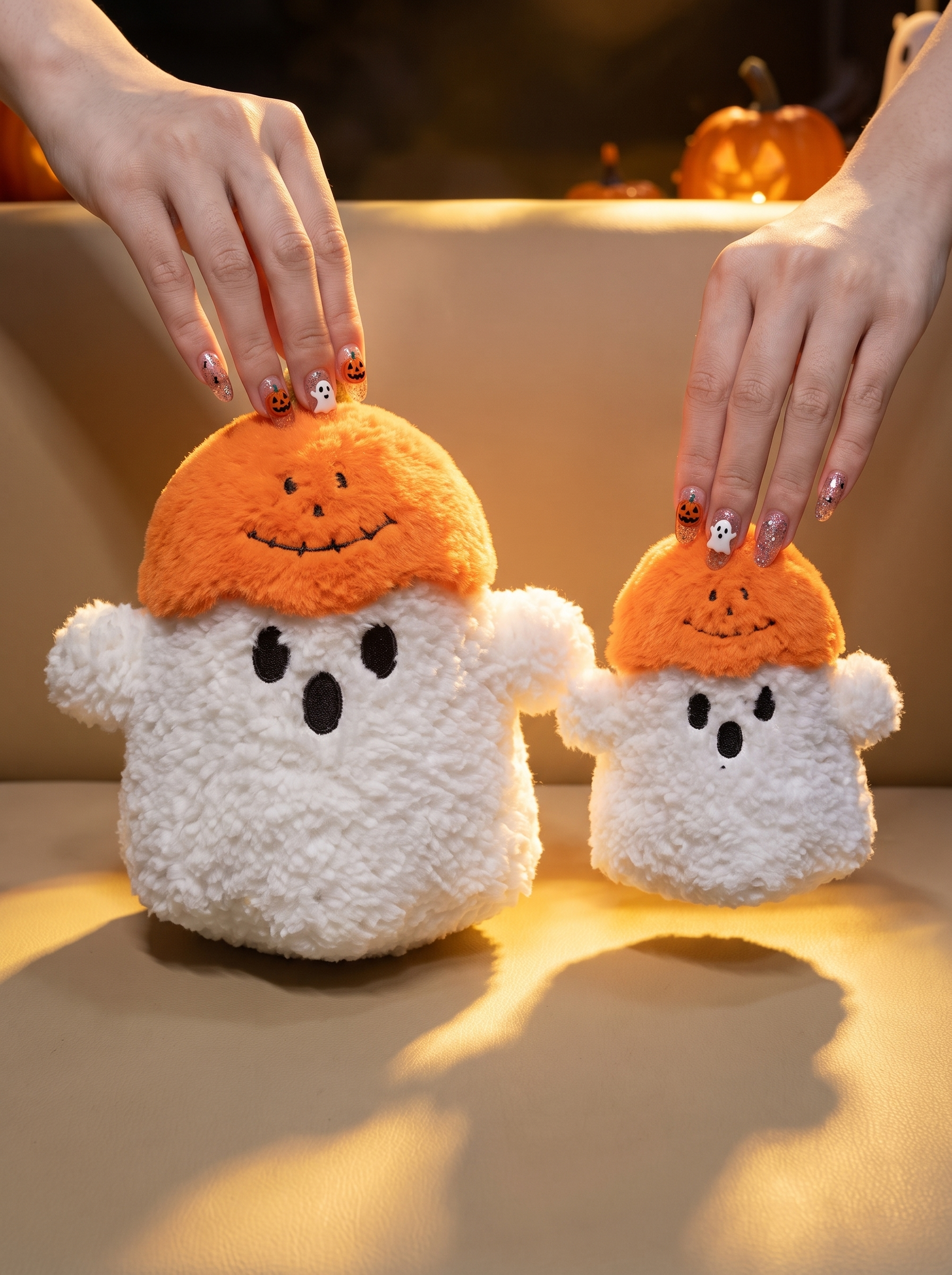 JellyGirly™ Spooky Pumpkin Ghost Plush