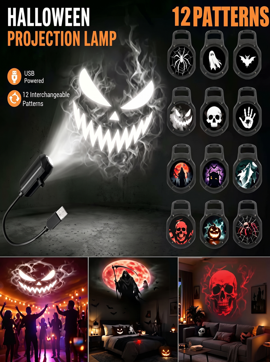 JellyGirly™ Halloween Projector Light
