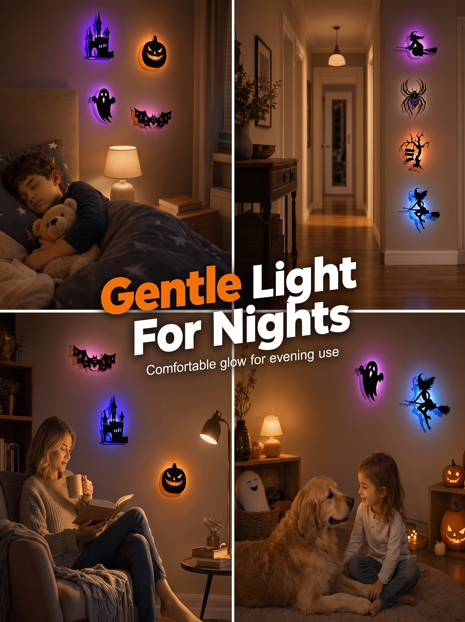 JellyGirly™ Spooky 3D Wall Stickers