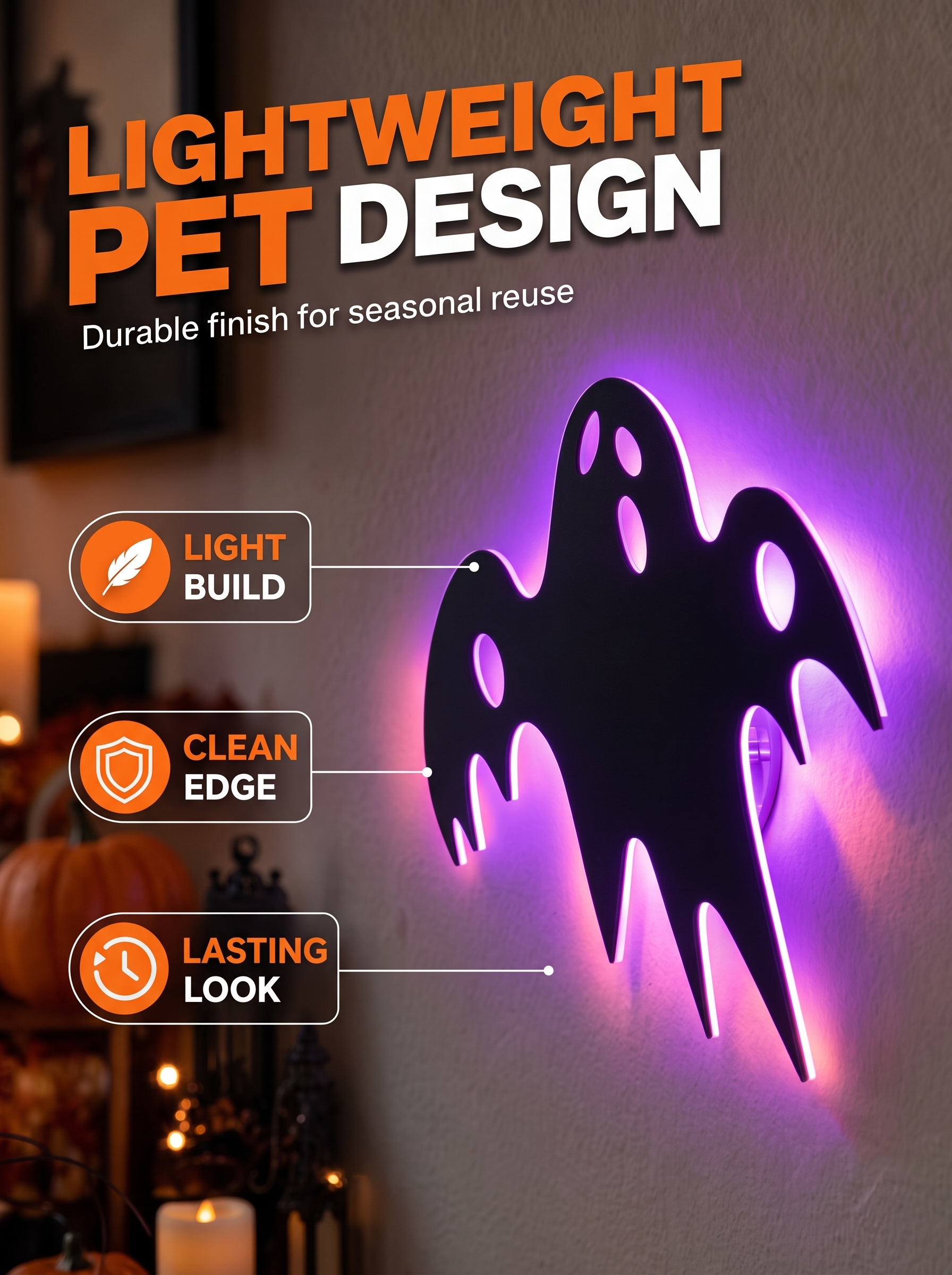 JellyGirly™ Spooky 3D Wall Stickers